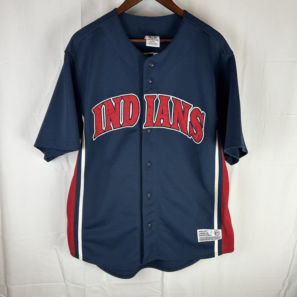 VTG Cleveland Indians Grady Sizemore #24 Baseball Jersey‎ Defunct Men's Large